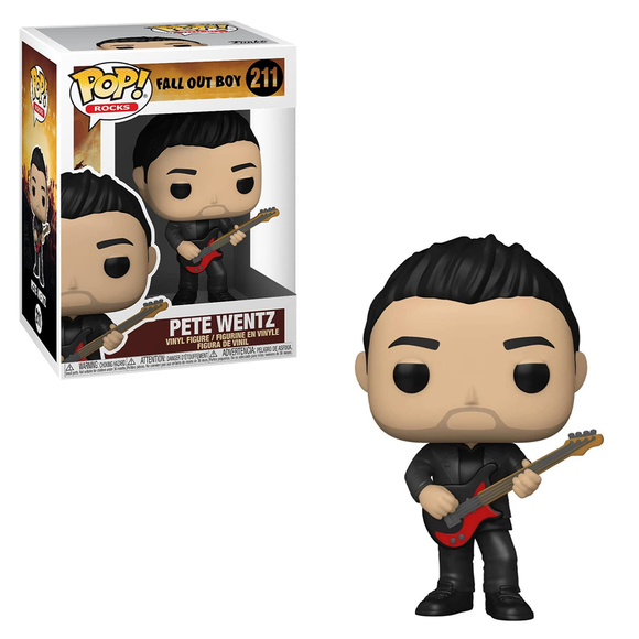 Funko POP! Fall Out Boy - Pete Wentz Vinyl Figure #211 - Bards & Cards