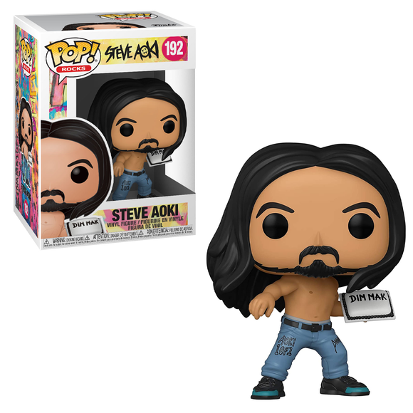 Funko POP! Rocks - Steve Aoki with Cake Vinyl Figure #192 - Bards & Cards