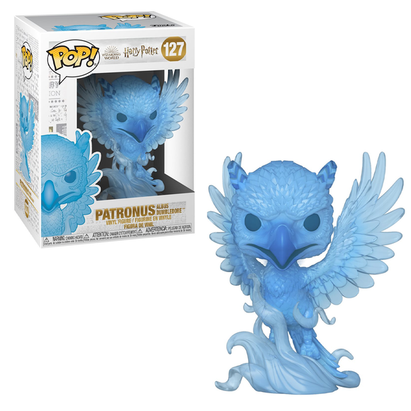 Funko POP! Harry Potter: Patronus - Dumbledore Vinyl Figure #127 - Bards & Cards