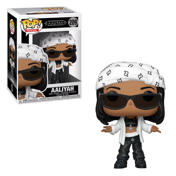 Funko POP! Rocks - Aaliyah Vinyl Figure #209 - Bards & Cards