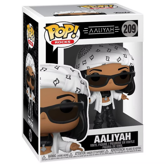 Funko POP! Rocks - Aaliyah Vinyl Figure #209 - Bards & Cards