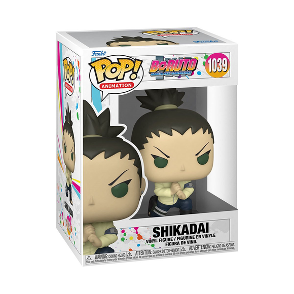 Funko POP! Boruto: Naruto Next Generations - Shikadai Vinyl Figure #1039 - Bards & Cards