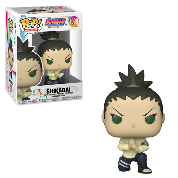 Funko POP! Boruto: Naruto Next Generations - Shikadai Vinyl Figure #1039 - Bards & Cards