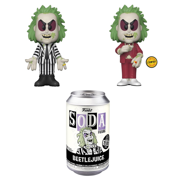Funko Vinyl SODA: Beetlejuice - Beetlejuice Vinyl Figure - Bards & Cards