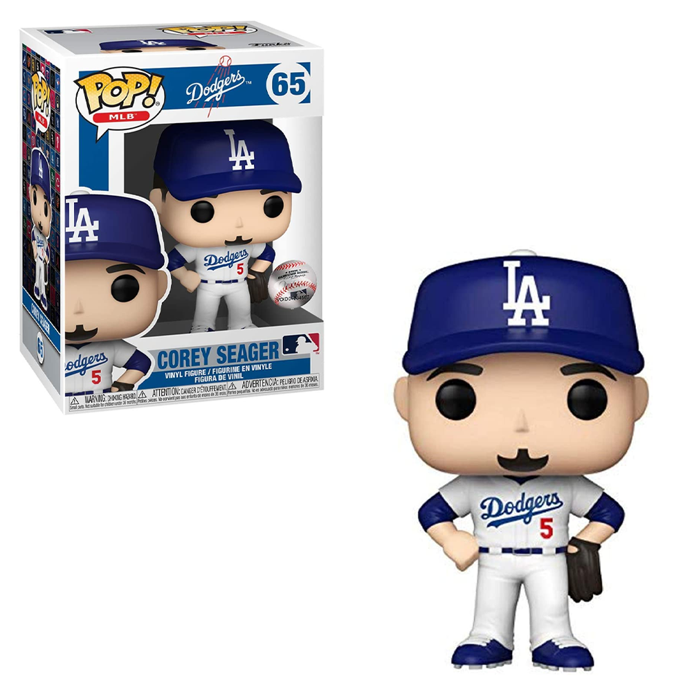 Funko POP! MLB: Dodgers - Corey Seager (Home Uniform) Vinyl Figure #65 - Bards & Cards
