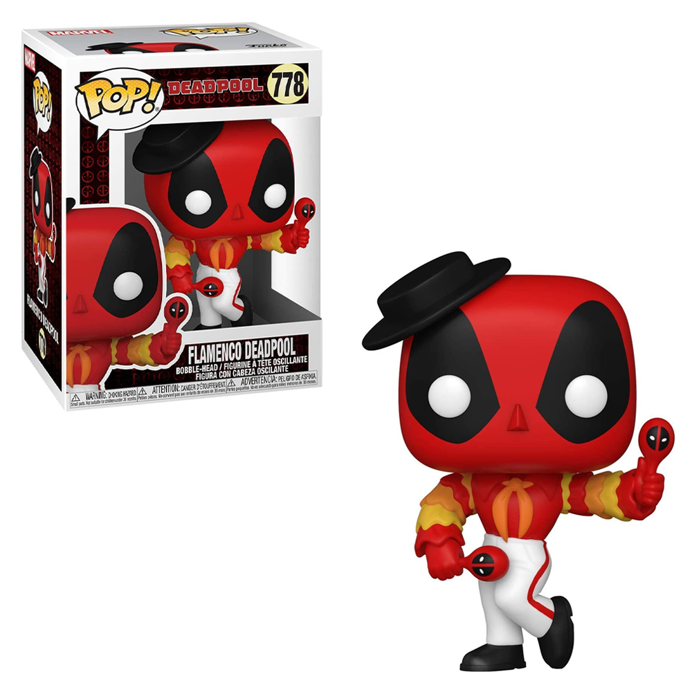 Funko Pop! Marvel: Deadpool 30th - Flamenco Deadpool Vinyl Figure #778 - Bards & Cards