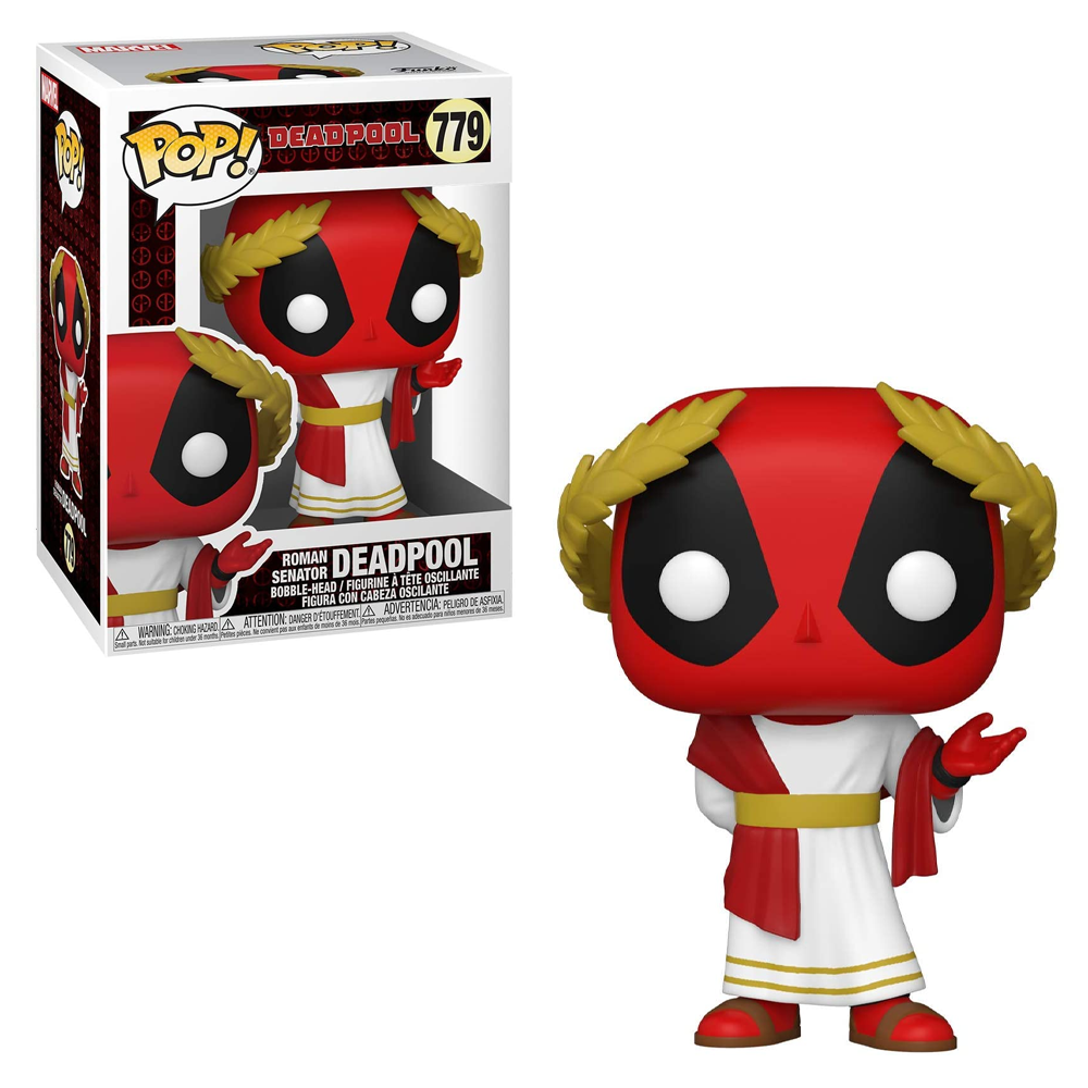 Funko Pop! Marvel: Deadpool 30th - Roman Senator Deadpool Vinyl Figure #779 - Bards & Cards