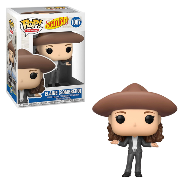 Funko POP! Seinfeld - Elaine in Sombrero Vinyl Figure #1087 - Bards & Cards