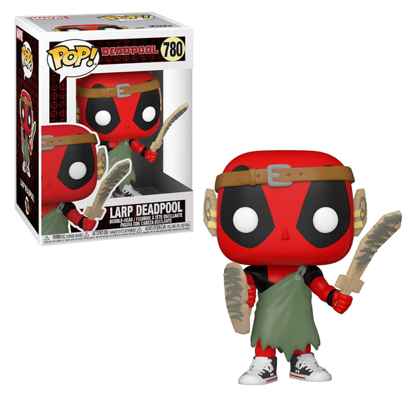 Funko POP! Deadpool 30th - LARP Deadpool Vinyl Figure #780 - Bards & Cards