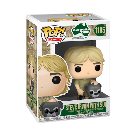 Funko POP! Crocodile Hunter - Steven Irwin with Sui Vinyl Figure #1105 - Bards & Cards