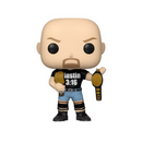 Funko POP! WWE - "Stone Cold" Steve Austin with Two Belts (Metallic) Vinyl Figure #89 Special Edition Exclusive - Bards & Cards