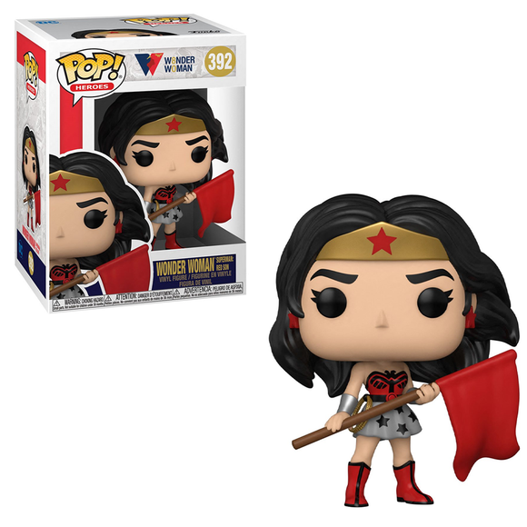 Funko POP! Wonder Woman 80th - Wonder Woman Superman: Red Son Vinyl Figure #392 - Bards & Cards