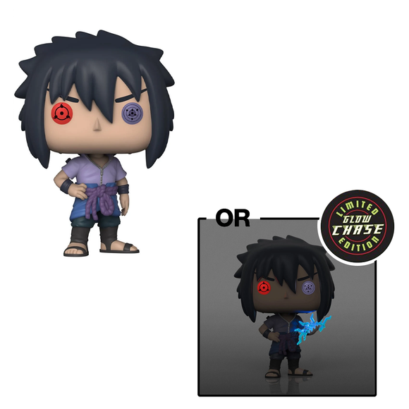 Funko POP! Naruto Shippuden - Sasuke Uchiha Rinnegan Vinyl Figure #1023 AAA Anime Exclusive - Bards & Cards