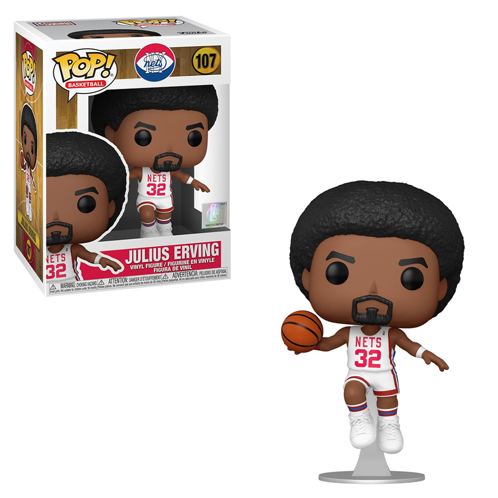 Funko POP! NBA: Legends - Julius Erving (Nets Home) Vinyl Figure #107