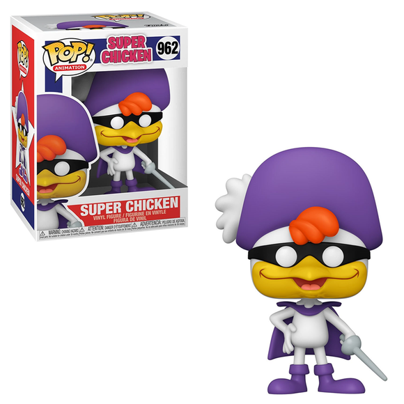 Funko POP! Super Chicken - Super Chicken Vinyl Figure #962 - Bards & Cards
