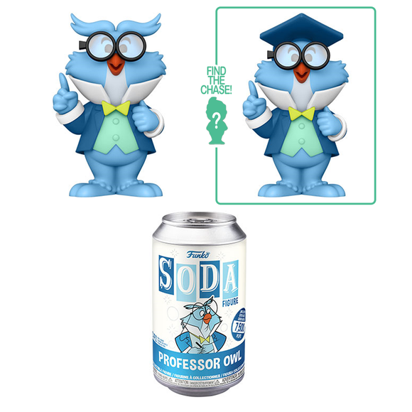 Funko Vinyl SODA: Disney - Professor Owl with Grad Cap Vinyl Figure - Bards & Cards