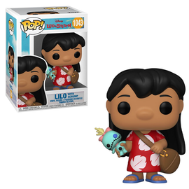 Funko POP! Disney: Lilo and Stitch - Lilo with Scrump Vinyl Figure #1043 - Bards & Cards