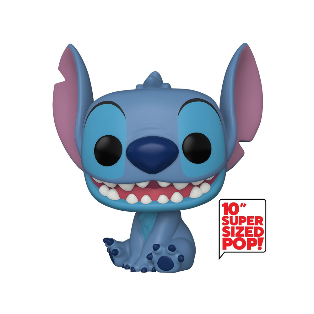 Funko POP! Lilo and Stitch - Stitch 10-inch Vinyl Figure #1046 - Bards & Cards
