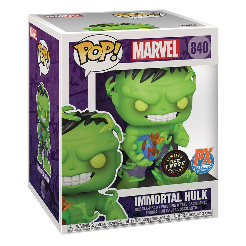 Funko POP! Marvel - Immortal Hulk 6-Inch Vinyl Figure #840 Previews Exclusive (PX)