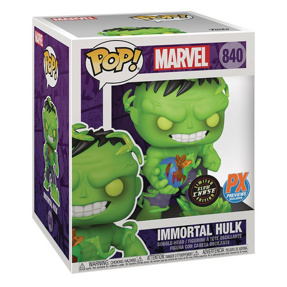 Funko POP! Marvel - Immortal Hulk 6-Inch Vinyl Figure #840 Previews Exclusive (PX) - Bards & Cards