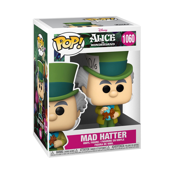 Funko POP! Alice in Wonderland 70th - Mad Hatter Vinyl Figure #1060 - Bards & Cards