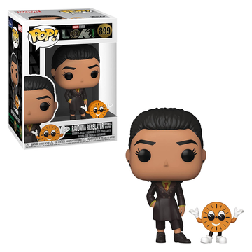 Funko POP! Marvel: Loki - Ravonna Renslayer with Miss Minutes Vinyl Figure #899 - Bards & Cards