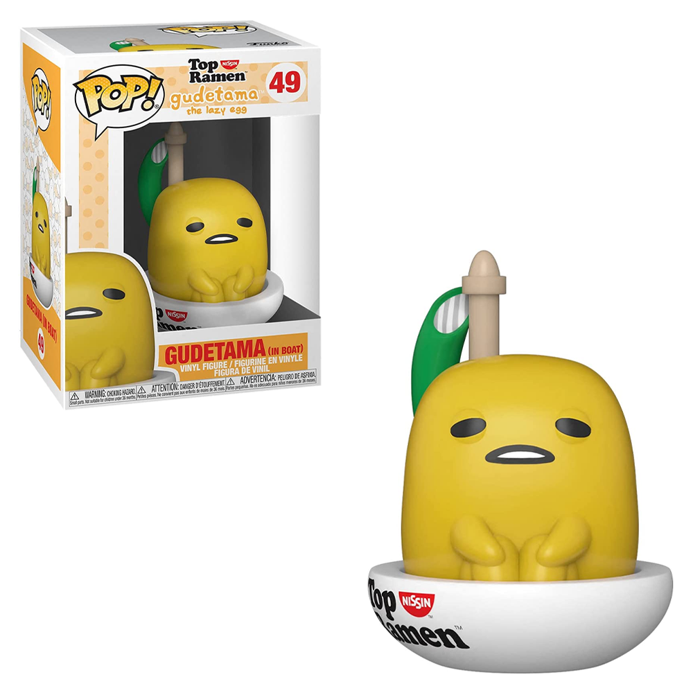 Funko POP! Sanrio: Gudetama x Nissin - Gudetama in Boat Vinyl Figure #49