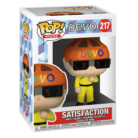 Funko POP! Devo - Satisfaction (Yellow Suit) Vinyl Figure #217 - Bards & Cards