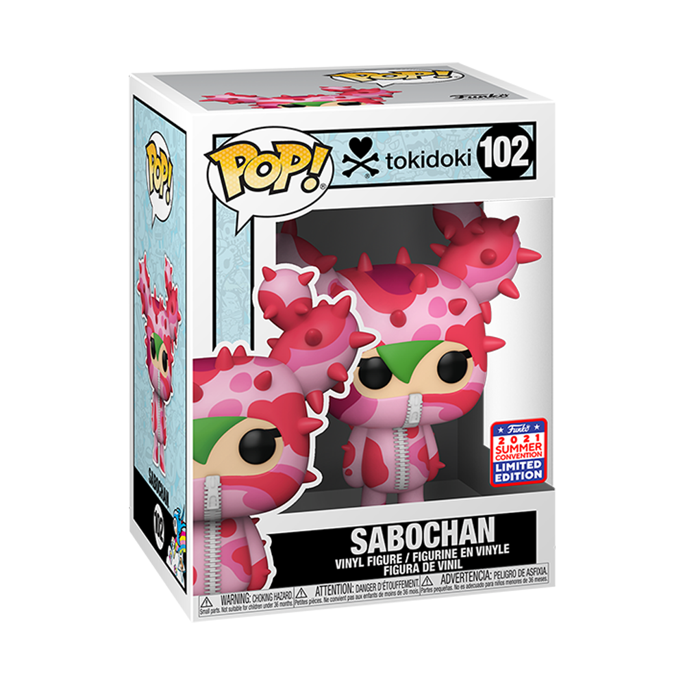 Funko POP! Tokidoki - Sabochan Vinyl Figure #102 2021 Summer Convention Exclusive [READ DESCRIPTION]