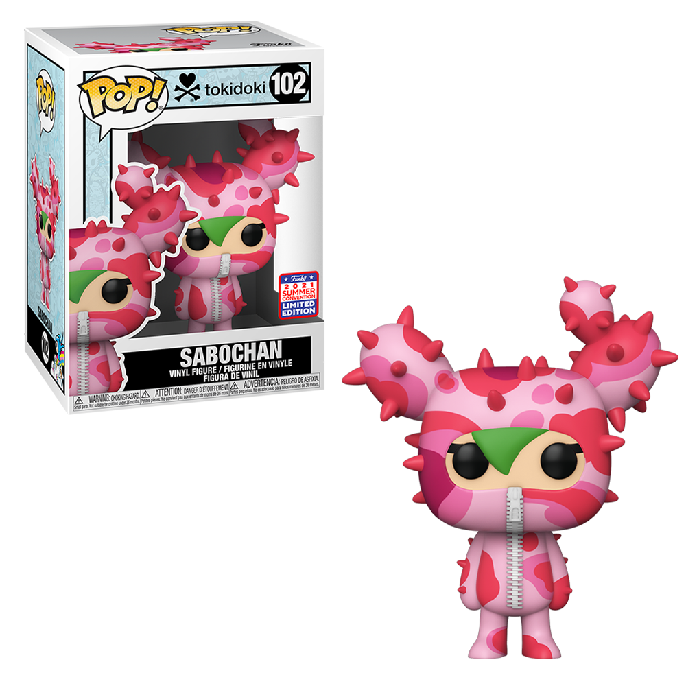 Funko POP! Tokidoki - Sabochan Vinyl Figure #102 2021 Summer Convention Exclusive