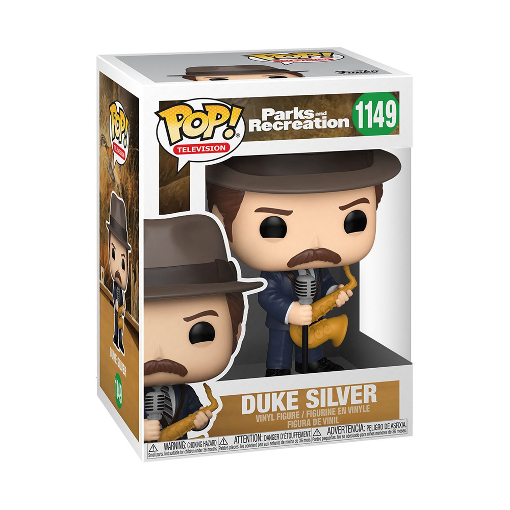 Funko POP! Parks and Recreation - Duke Silver Vinyl Figure #1149