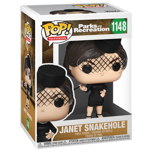 Funko POP! Parks and Recreation - Janet Snakehole Vinyl Figure #1148 - Bards & Cards