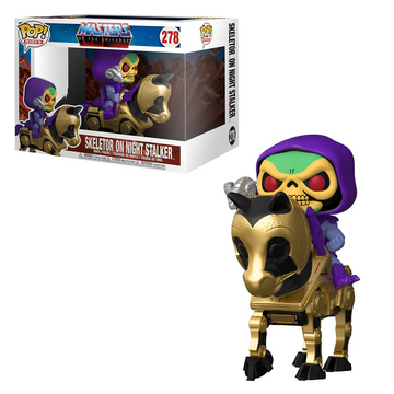 Funko POP! Rides: Masters of the Universe - Skeletor with Night Stalker Vehicle Vinyl Figure #278 - Bards & Cards