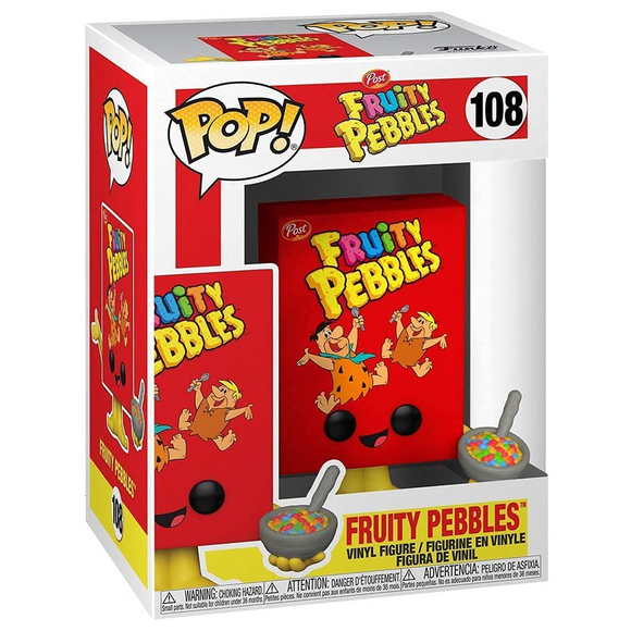 Funko POP! Ad Icons: Post - Fruity Pebbles Cereal Box Vinyl Figure #108 - Bards & Cards