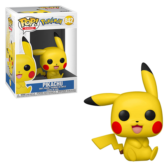 Funko POP! Pokemon - Pikachu Sitting Vinyl Figure #842 - Bards & Cards