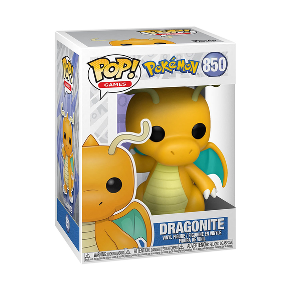 Funko POP! Pokemon - Dragonite Vinyl Figure #850 - Bards & Cards