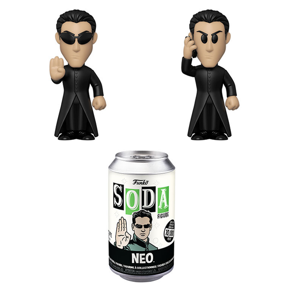 Funko Vinyl SODA: The Matrix - Neo Vinyl Figure - Bards & Cards