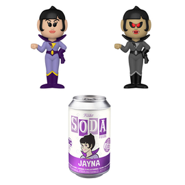 Funko Vinyl SODA: Super Friends - Jayna with Vampire Vinyl Figure - Bards & Cards