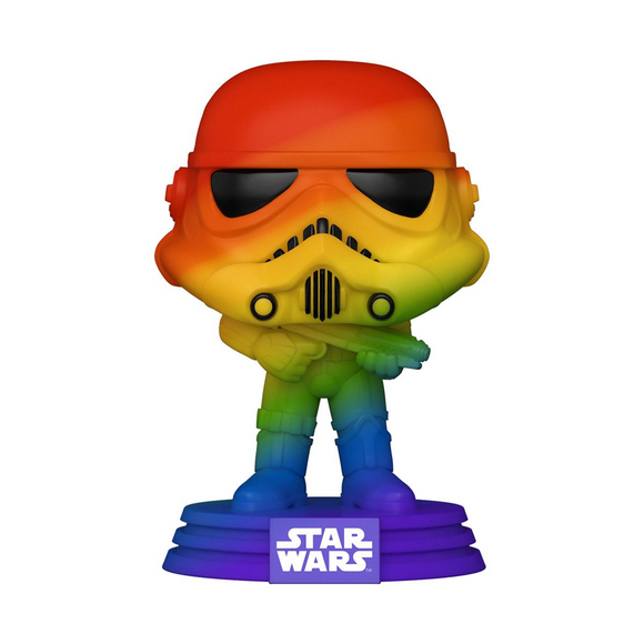 Funko POP! Star Wars: Pride - Stormtrooper (Rainbow) Vinyl Figure #296 - Bards & Cards