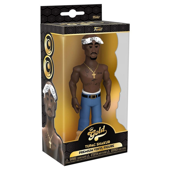 Funko Vinyl GOLD: Tupac 5-Inch Vinyl Figure - Bards & Cards
