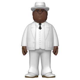 Funko Vinyl GOLD: Music - Biggie Smalls (White Suit) 12-Inch Vinyl Figure - Bards & Cards