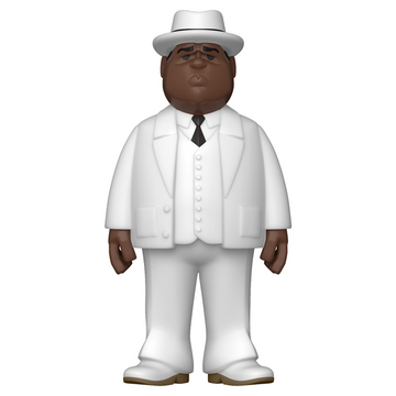 Funko Vinyl GOLD: Music - Biggie Smalls (White Suit) 12-Inch Vinyl Figure - Bards & Cards