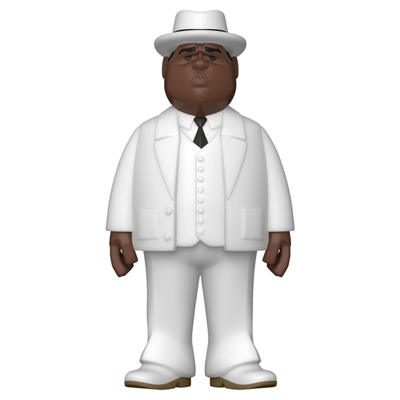 Funko Vinyl GOLD: Music - Biggie Smalls (White Suit) 12-Inch Vinyl Figure - Bards & Cards