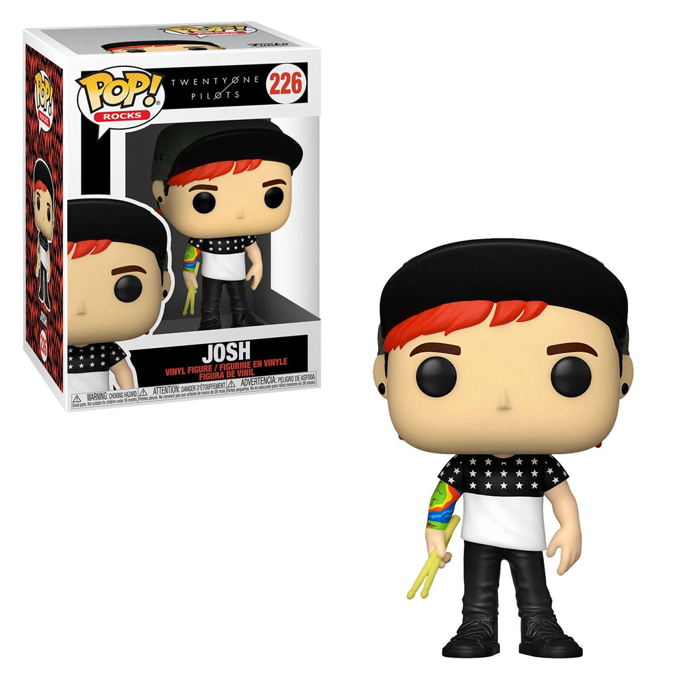 Funko POP! Rocks: Twenty One Pilots - "Stressed Out" Joshua Dun Vinyl Figure #226