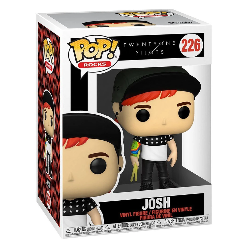 Funko POP! Rocks: Twenty One Pilots - "Stressed Out" Joshua Dun Vinyl Figure #226