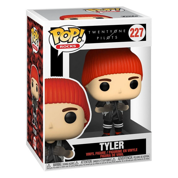 Funko POP! Rocks: Twenty One Pilots - "Stressed Out" Tyler Joseph Vinyl Figure #227 - Bards & Cards