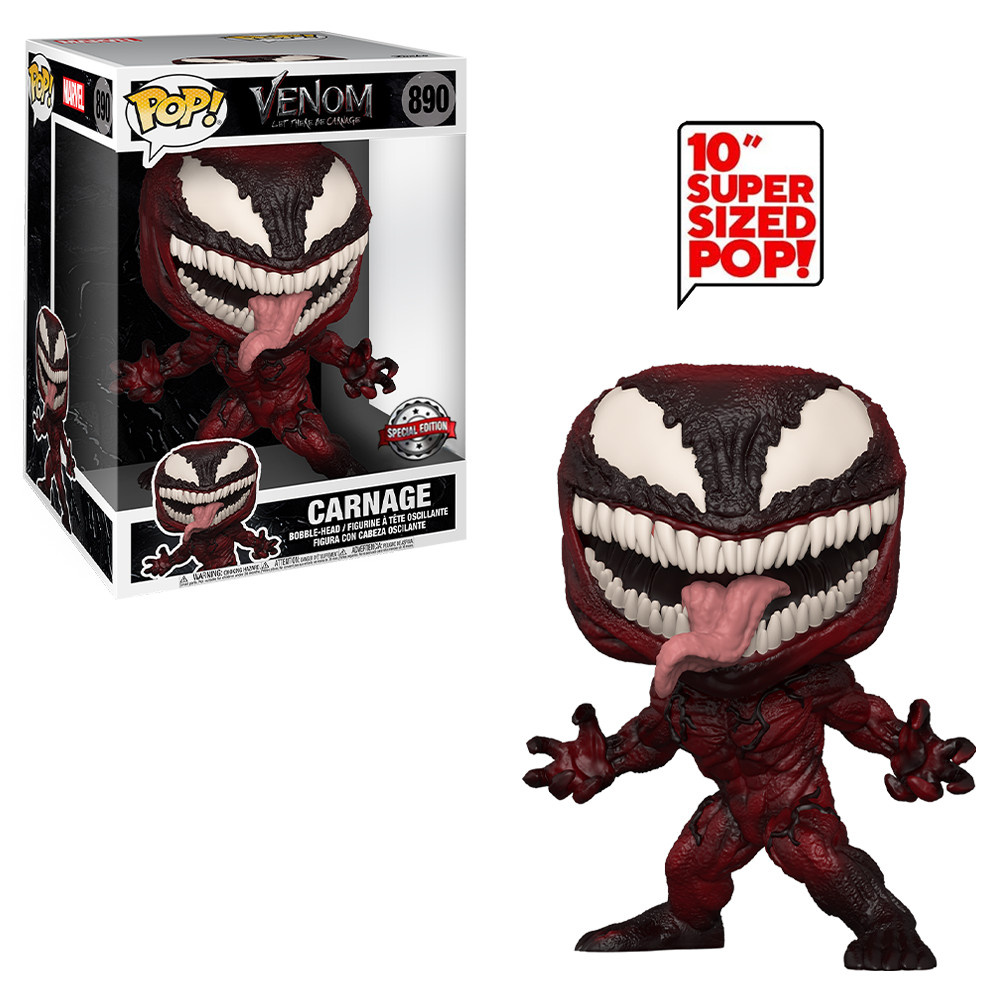 Funko POP! Venom 2 - 10-Inch Carnage Vinyl Figure #890 Special Edition Exclusive [READ DESCRIPTION]