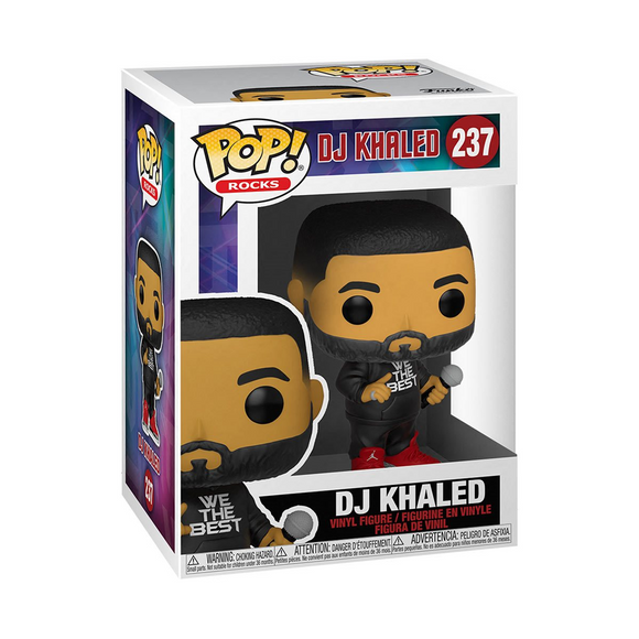 Funko POP! Rocks - DJ Khaled Vinyl Figure #237 - Bards & Cards