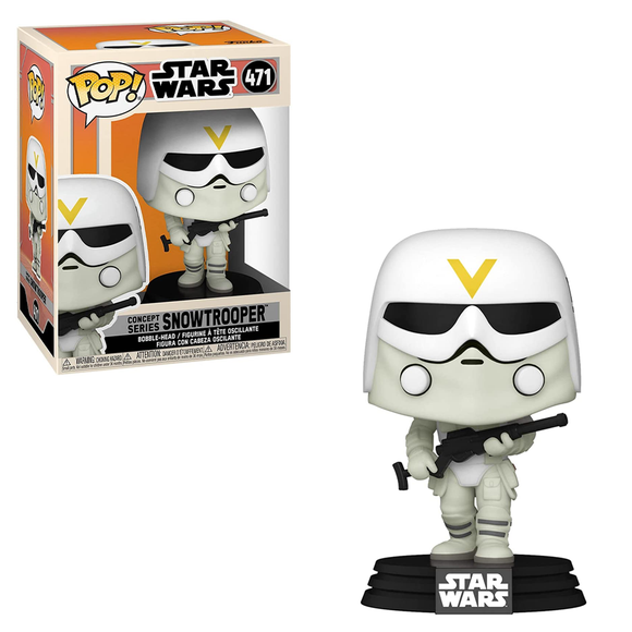 Funko POP! Star Wars: Concept - Snowtrooper Vinyl Figure #471 - Bards & Cards