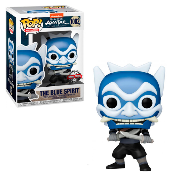 Funko POP! Avatar the Last Airbender - The Blue Spirit Vinyl Figure #1002 Special Edition Exclusive - Bards & Cards